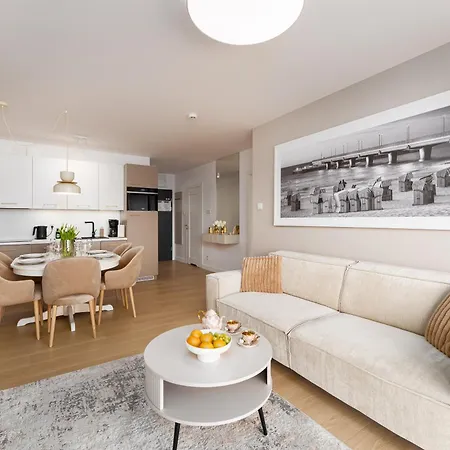 Apartman Polanki Aqua 3-pokojowy -premium- Family - Baseny, Wellness I Blisko Morza Garage & Pool Access *