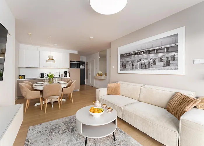 Daire Polanki Aqua 3-pokojowy -premium - Baseny, Wellness I Blisko Morza Garaz *