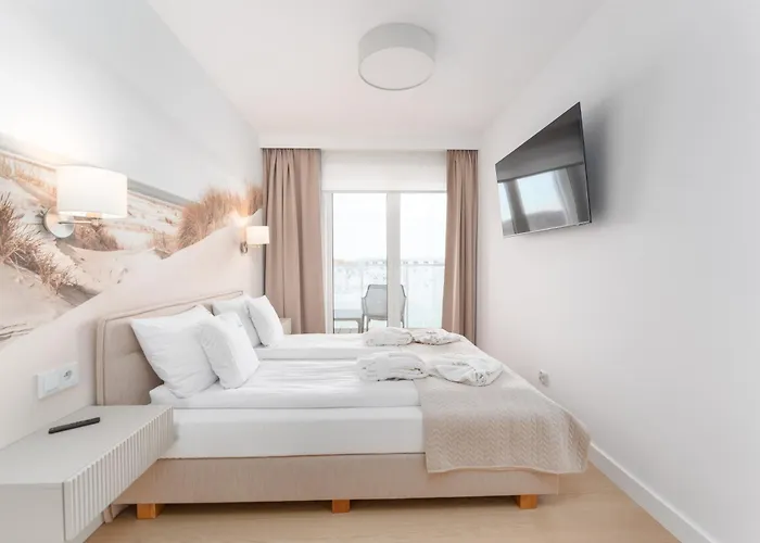 Daire Polanki Aqua 3-pokojowy -premium - Baseny, Wellness I Blisko Morza Garaz Kolobrzeg